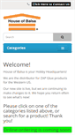 Mobile Screenshot of houseofbalsa.com